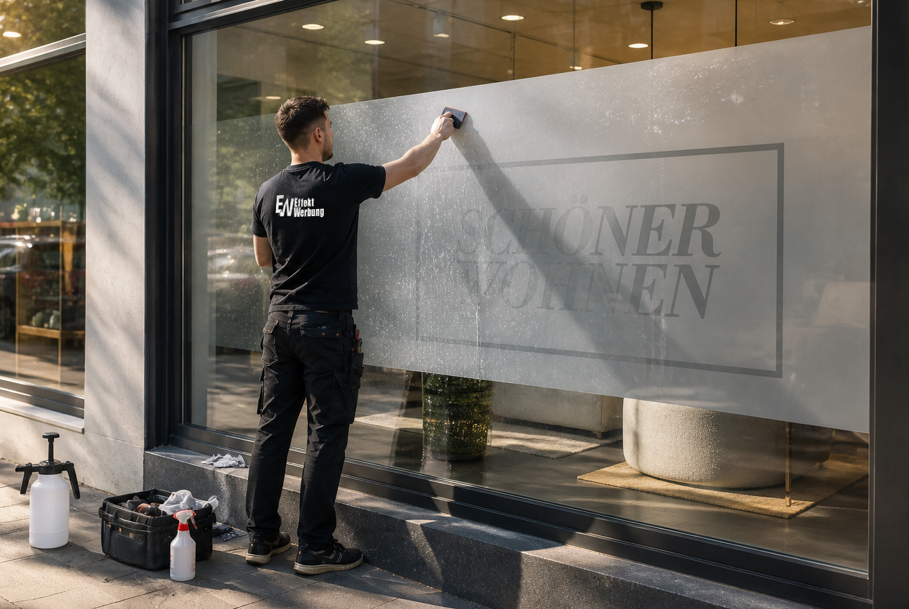 Werbetechnik Projekt in Wien – Beschriftung und Montage